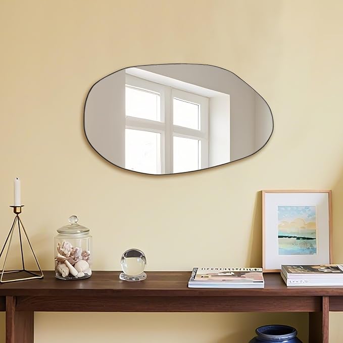 BOMINICA Irregular Wall Mirror Asymmetrical Mirror - Image 7