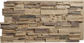 EverStone Cascade Faux Stone Panel, 48 5/8"W x 24 3/4"H x 1 1/4"D, Adobe Color by EkenaMillwork