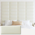IFNOW Wall Mounted Upholstered Headboard King, 3D Peel and Stick Soundproof by IFNOW