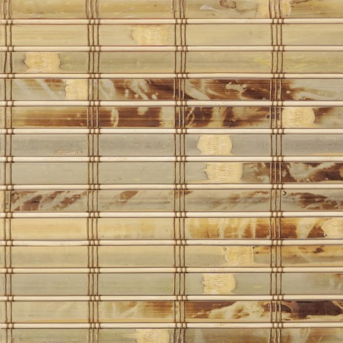 Letau No Drill No Tools Cordless Wood Window Shades Blinds, Bamboo Light - Image 2