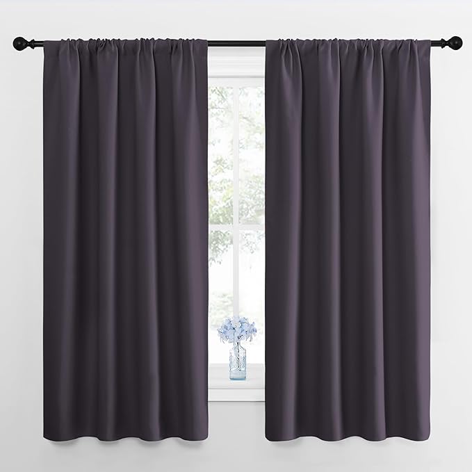 NICETOWN Window Curtains for Bedroom, 2 Panels, W42 x L48 -Inch, Home by NICETOWN
