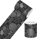 IVN Wallpaper Border Peel and Stick Decorative Wall Trim Self Adhesive Black by IVN