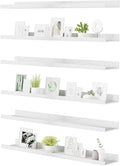 upsimples Floating Shelves for Wall, 47.3 Inch Shelves for Decor Storage Set of by upsimples