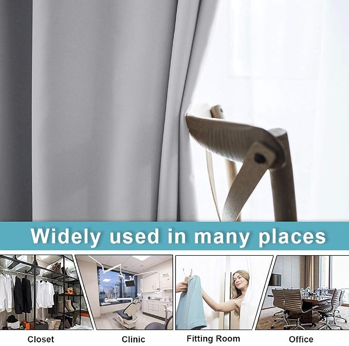 RYB HOME Blackout Curtains, Room Divider Curtains - Image 3