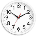 DAXSMY 12 Inch Wall Clock Battery Operated Silent Non Ticking Analog Modern by DAXSMY