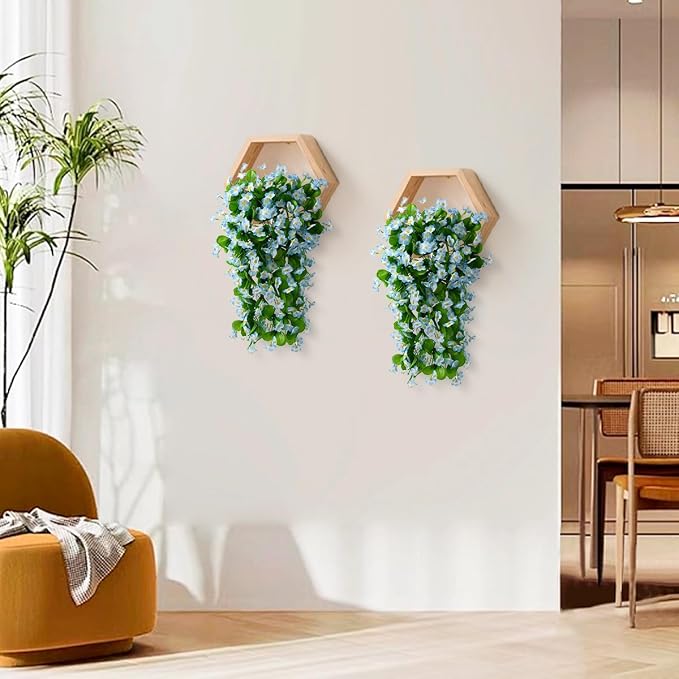 ZFProcess Artificial Fake Hanging Flowers Plants - Image 2