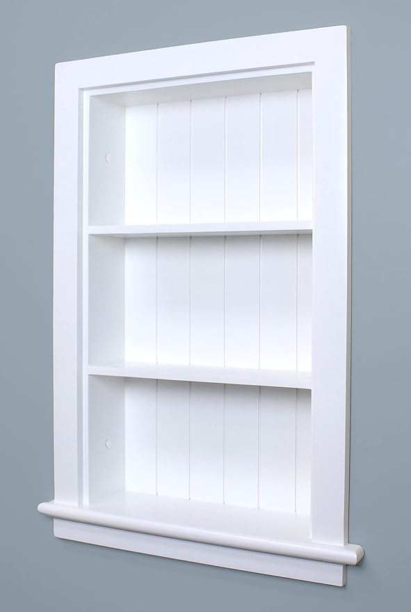 14x24 Aiden Recessed Wall Niche Medicine Cabinet Replacement, in The Wall by FoxHollowFurnishings