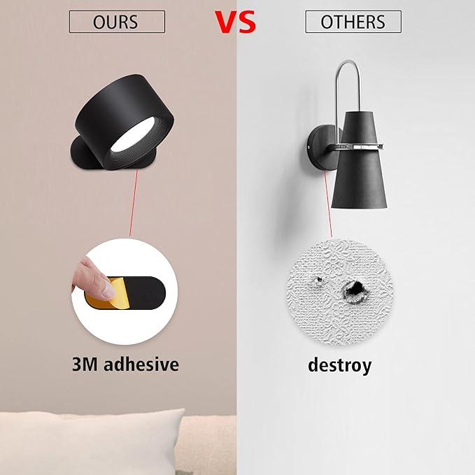 Koopala LED Reading Lights, Wall Mounted Sconces - Image 3