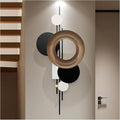 HEBOIX Modern Geometric Large Metal Wall Art 3D Wall Sculptures Handmade Wall by HEBOIXHOMEDECOR