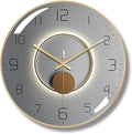 Ergocar Silent Modern Metal Wall Clock by Ergocar