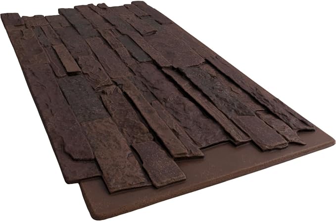 EverStone Acadia Ledge Faux Stone Panel, Deep Creek Color - Image 6