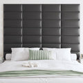IFNOW Wall Mounted Upholstered Headboard Full, 3D Peel and Stick Soundproof by IFNOW