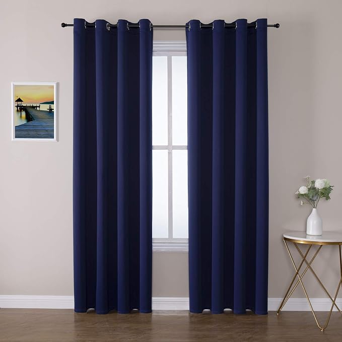 ChrisDowa Blackout Curtains 102 Inches Long 2 Panels Set by ChrisDowa