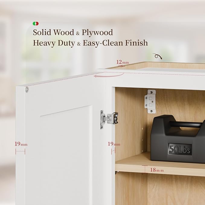 Kisart Laundry Room Cabinets Wall Mounted - Image 7