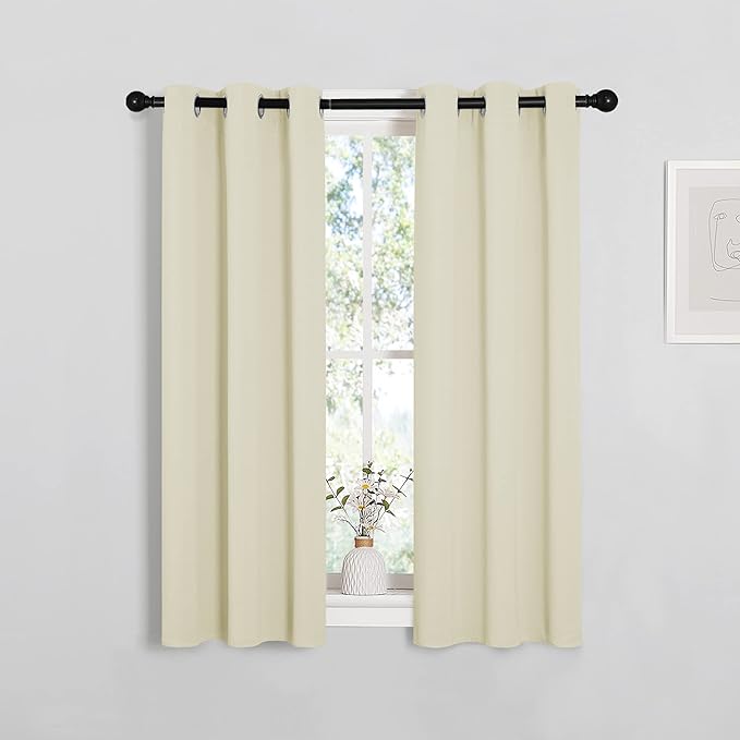 NICETOWN Room Darkening Short Curtain Panels by NICETOWN