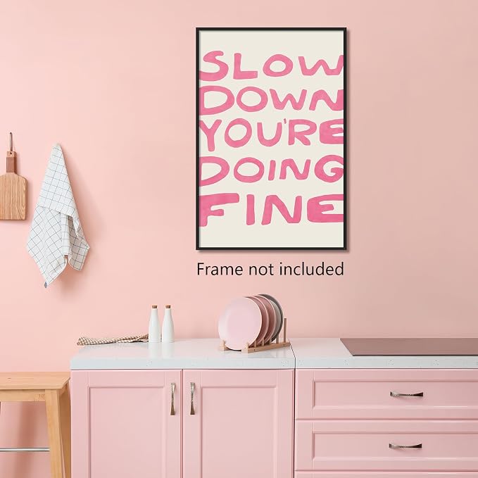Yaasilinage Daily Reminder Positive Canvas Wall Art, Positive Affirmations Wall - Image 6