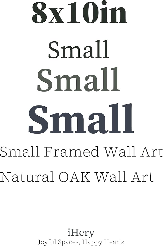 iHery Small Natural OAK Wood Hepburn Newspaper Trendy Bathroom Wall Decor - Image 2