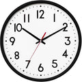 HZDHCLH Wall Clock Black, Silent Wall Clocks Battery Operated 10 Inch Modern by HZDHCLH