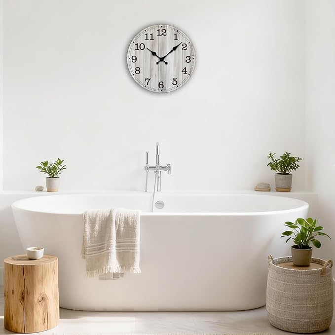 Wall Clock, Modern Wall Clocks Battery Operated, Silent Non Ticking Clock - Image 9