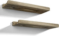 Love-KANKEI Floating Shelves Wall Mounted Set of 2, 17 Inch Rustic Wood Wall by Love-KANKEI