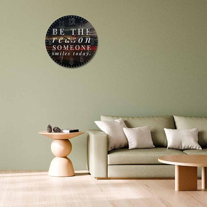 Mxocom Faith Quote Wall Clock Motivational and Inspirational Quote About Life - Image 7