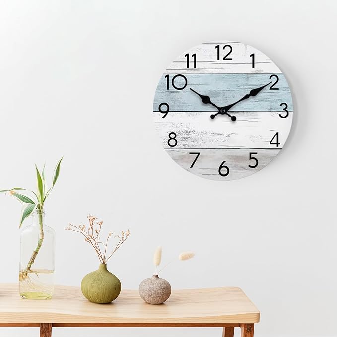 KECYET Wall Clock Silent Non-Ticking 14 Inch Battery Operated Country Large - Image 9
