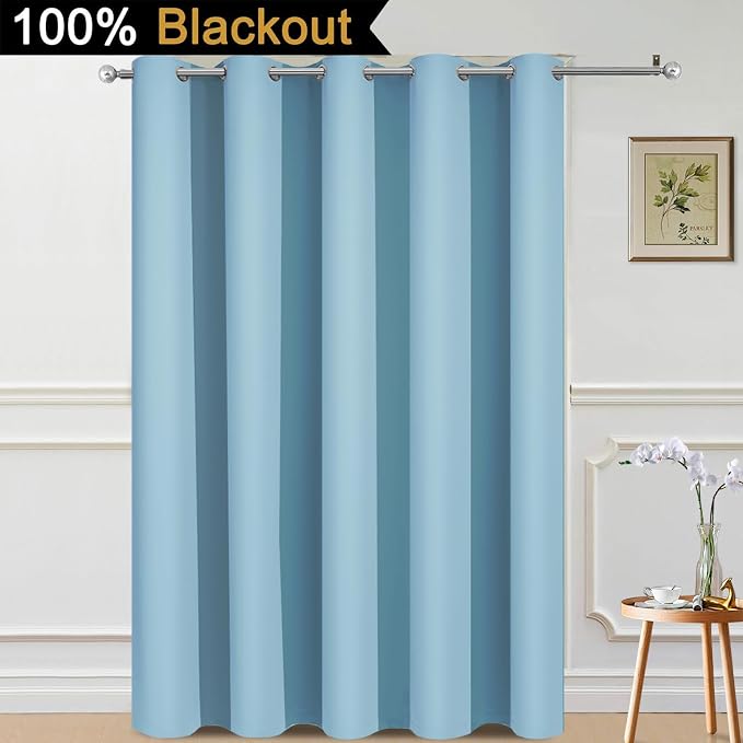 Yakamok 100% Blackout Lined Panels, Thermal Insulated Blackout Curtains - Image 2