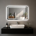 LED Bathroom Mirror, 36 x 24 Inch Anti-Fog Wall Mirror by WarmLove