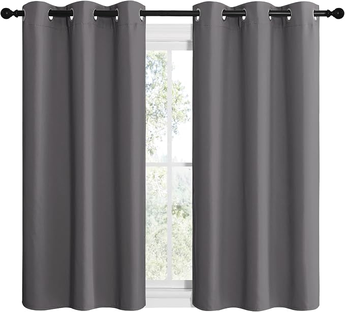 NICETOWN Bedroom Curtains Blackout Drapery Panels, Three Pass Microfiber - Image 2