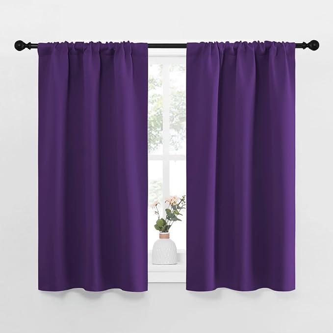 NICETOWN Kitchen Curtains Blackout Drapes & Curtains, Energy Smart Window by NICETOWN