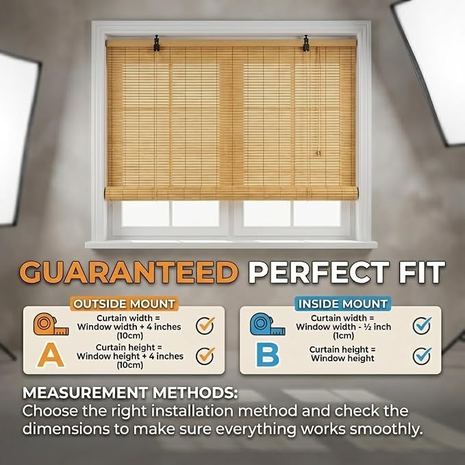 Bamboo Blinds for Interior Windows, Custom Bamboo Shades for Indoor Windows - Image 7
