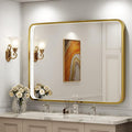 40x30 Inch LED Bathroom Mirror by FTOTI