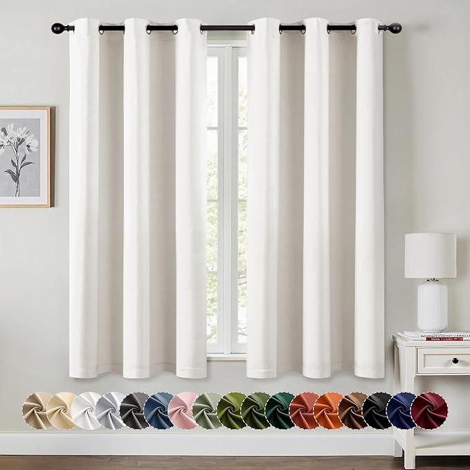 MIULEE Blackout Curtains for Bedroom Living Room 2 Panels, Thermal Insulated by MIULEE