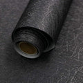 Black Silk Wallpaper Embossed Self Adhesive Peel and Stick Wallpaper Contact by Abyssaly