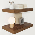 Vivelove Wide Floating Shelves for Wall 12 Inch Deep, 2 Inch Thick Shelf for by VIVELOVE