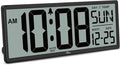 WallarGe 14.5'' Large Digital Wall Clock Battery Operated by WallarGe