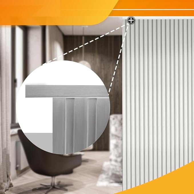 OUZUGIE 8-Pack 57 Inches, WPC Slat Wall Panel Trim, Corner Guard - Image 4