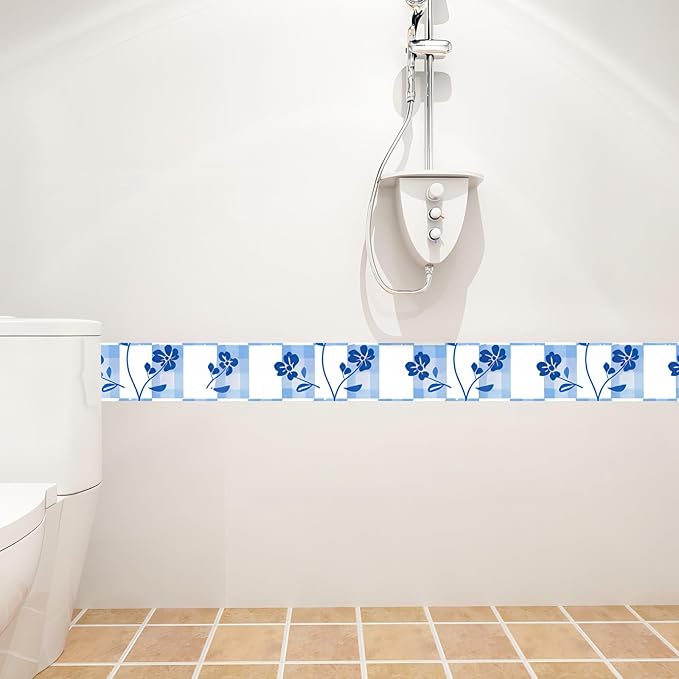 HOMETITUTE Wallpaper Border 4x196 Inch Peel and Stick PVC Wall Border Wallpaper - Image 8