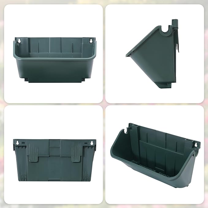 24 Pack Vertical Garden Planter, 13 inch Wall Mounted Planter - Image 6