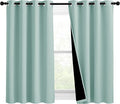 NICETOWN 100% Blackout Curtains 54 inches Long, Double-Deck Completely Blackout by NICETOWN