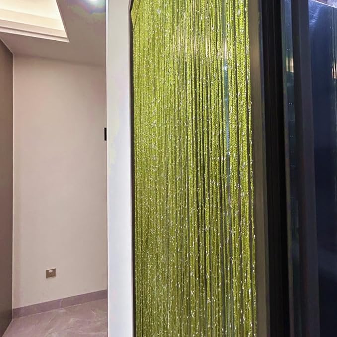 ave split Decorative Door String Curtain Wall Panel Fringe Window Room Divider - Image 3