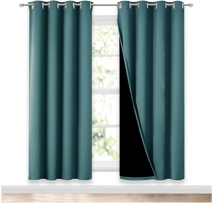 NICETOWN Full Shade Curtain Panels, Pair of Energy Smart & Noise Blocking Out by NICETOWN