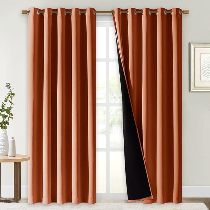 NICETOWN 100% Blackout Window Curtain Panels, Cold and Full Light Blocking by NICETOWN