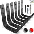 Garage Hooks 4 Inch, 6 Pack Heavy Duty Wall Hooks by SunVFaFa