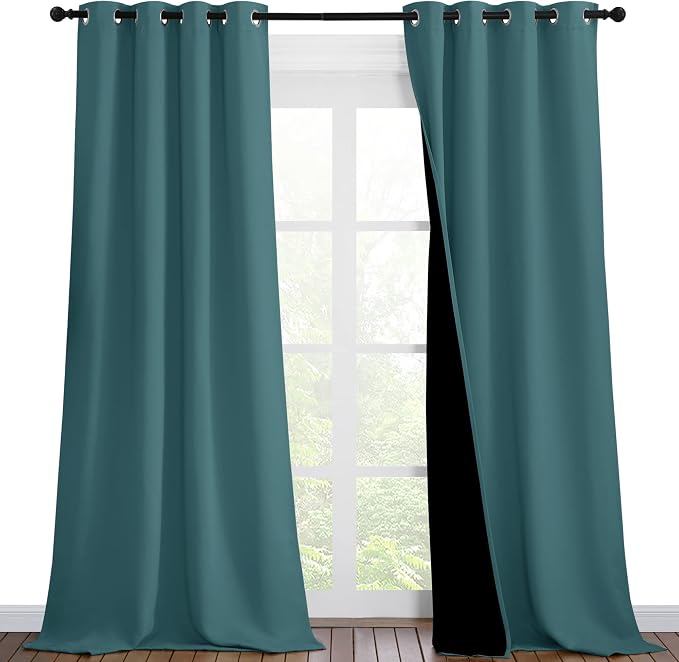 NICETOWN 100% Blackout Blinds, Laundry Room Decor Window Treatment Curtains by NICETOWN