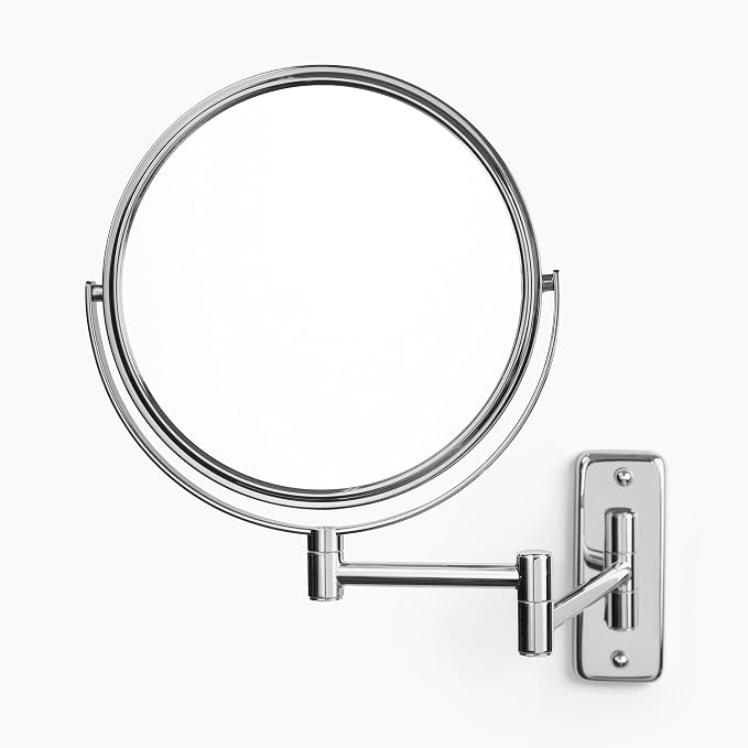 JERDON Wall-Mounted Magnifying Mirror by Jerdon