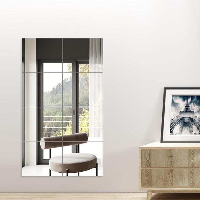 Ruomeng Full Length Wall Mirror Tiles - Image 5