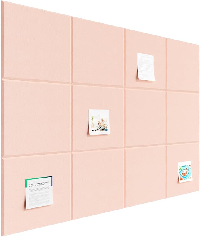 Large Cork Boards for Walls – 48" x 36" Self Adhesive Felt Wall Tiles - Image 7