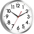 AKCISOT Wall Clock 12 Inch Silent Wall Clocks Battery Operated Non Ticking by Akcisot