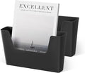 YOHOM Adhesive File Holder Plastic Document Folder Door No Drilling Mount Mail by Yohom
